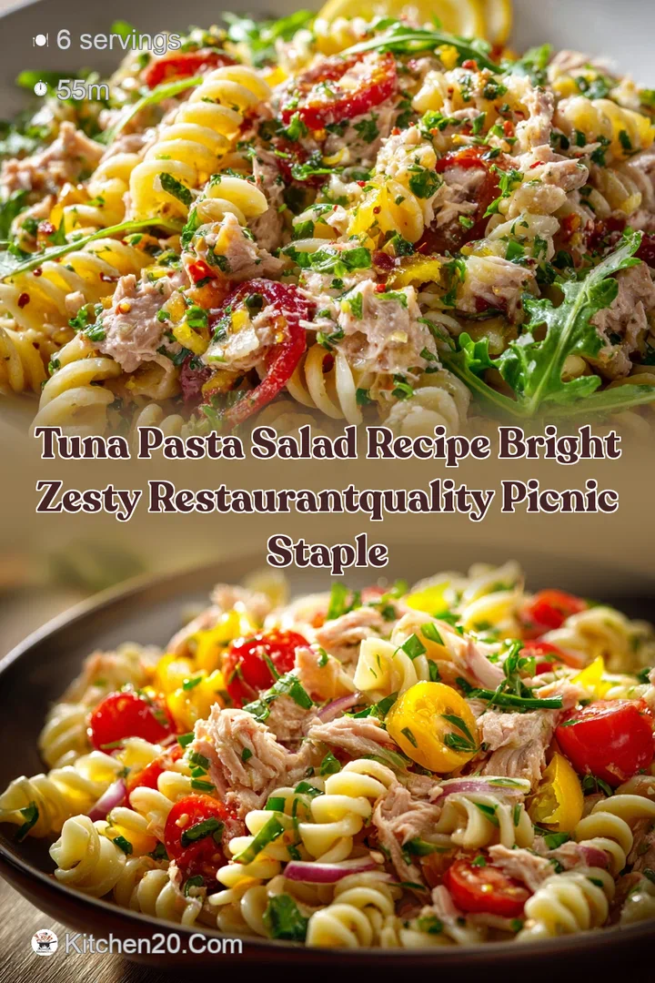 Tuna Pasta Salad Recipe Bright Zesty RestaurantQuality Picnic Staple