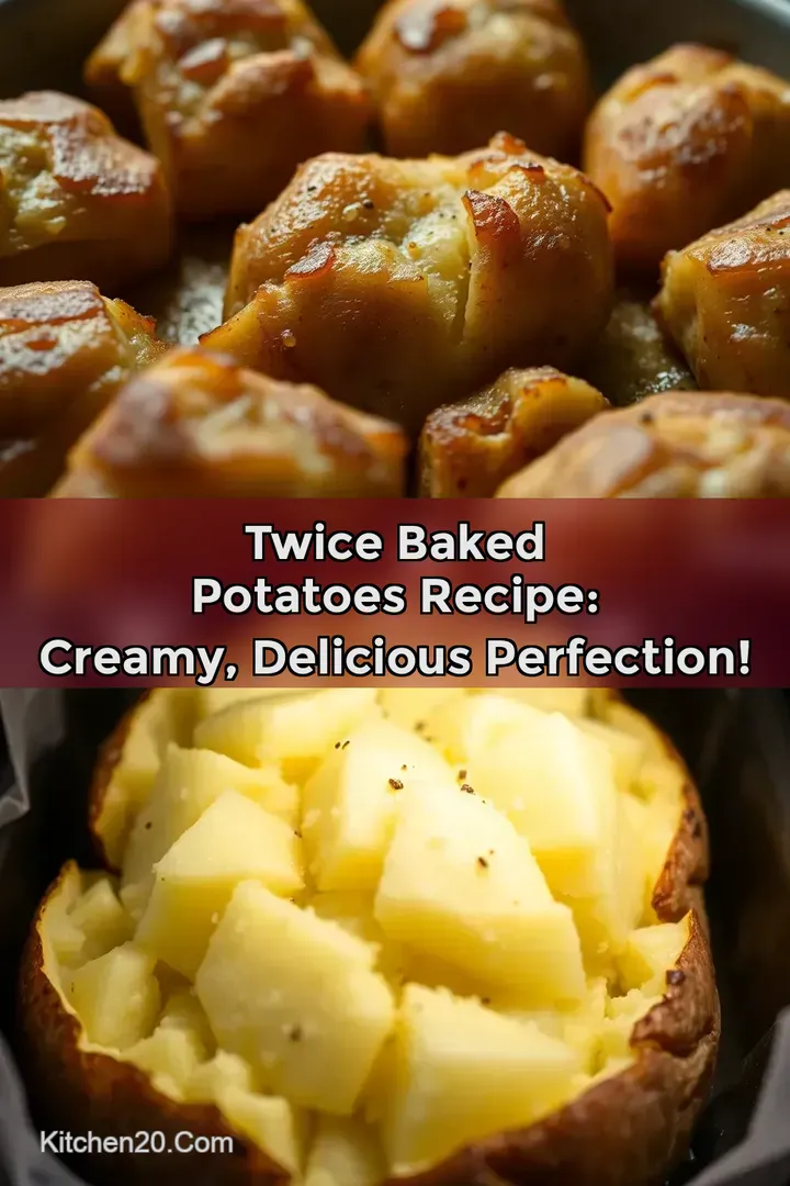 Twice Baked Potatoes Recipe: Creamy Delicious Perfection!