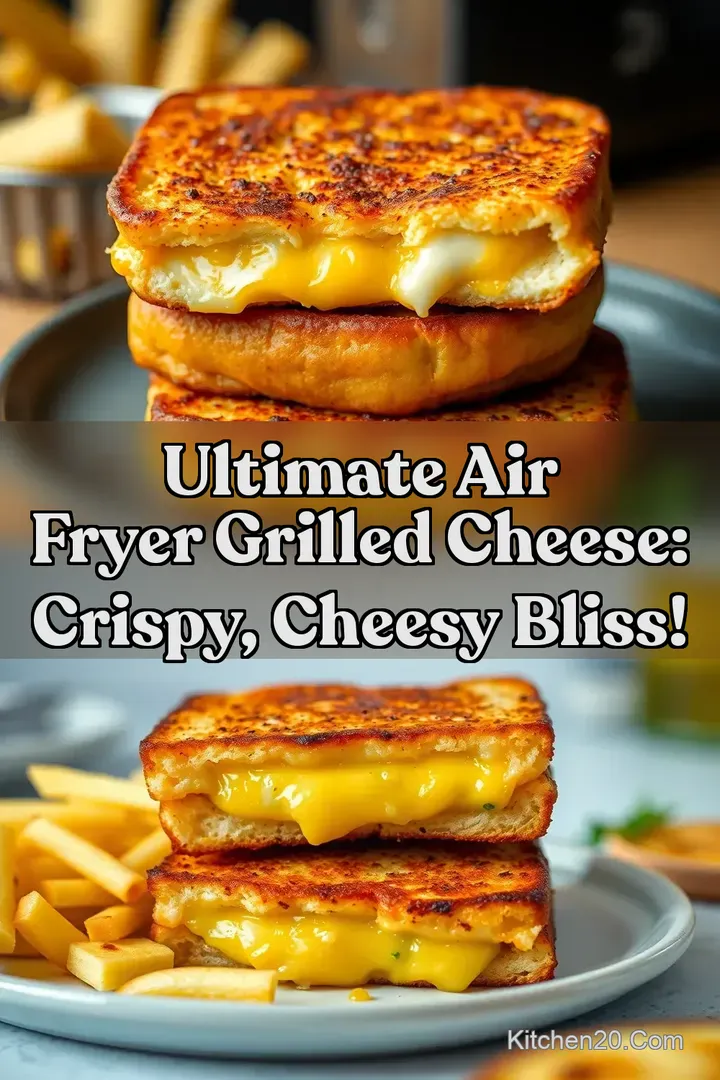 Ultimate Air Fryer Grilled Cheese: Crispy Cheesy Bliss! : PIN FOR LATER Ultimate Air Fryer Grilled Cheese: Crispy Cheesy Bliss!