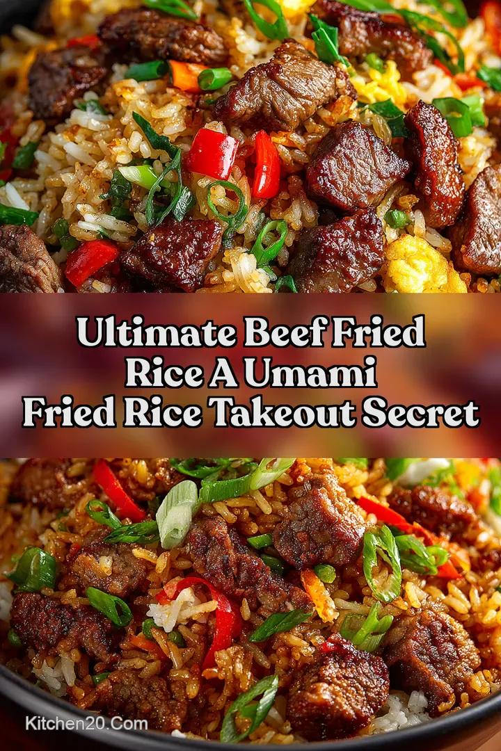Ultimate Beef Fried Rice A Umami Fried Rice Takeout Secret