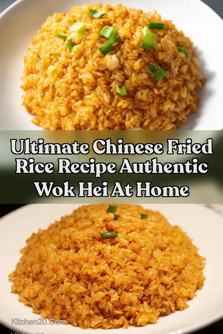 Ultimate Chinese Fried Rice Recipe Authentic Wok Hei at Home