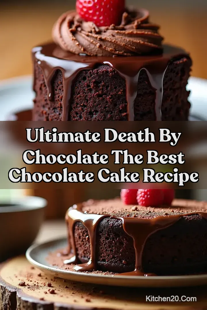 Ultimate Death By Chocolate The Best Chocolate Cake Recipe