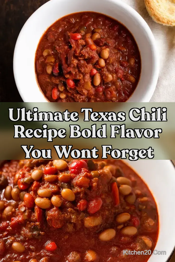Ultimate Texas Chili Recipe Bold Flavor You Wont Forget