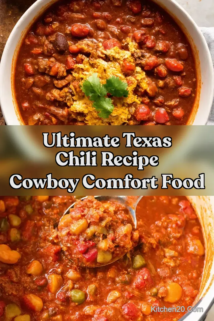 Ultimate Texas Chili Recipe Cowboy Comfort Food