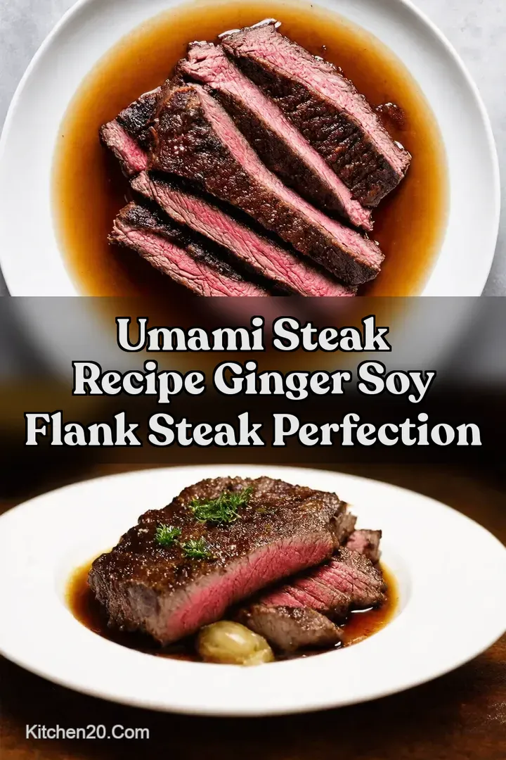 Umami Steak Recipe Ginger Soy Flank Steak Perfection