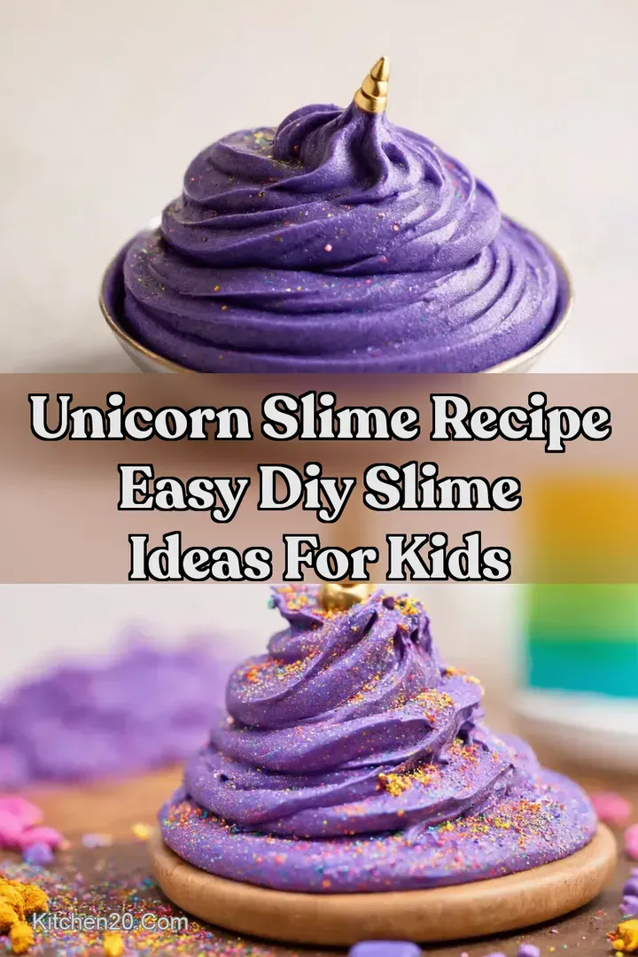 Unicorn Slime Recipe Easy DIY Slime Ideas for Kids