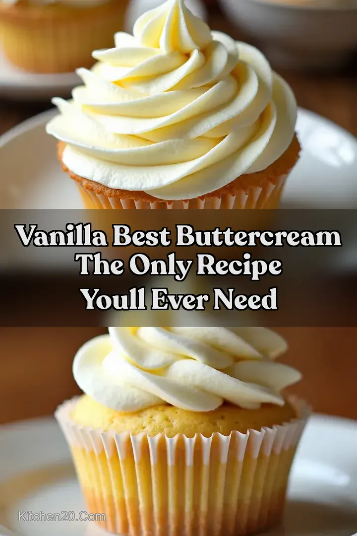 Vanilla Best Buttercream The Only Recipe Youll Ever Need