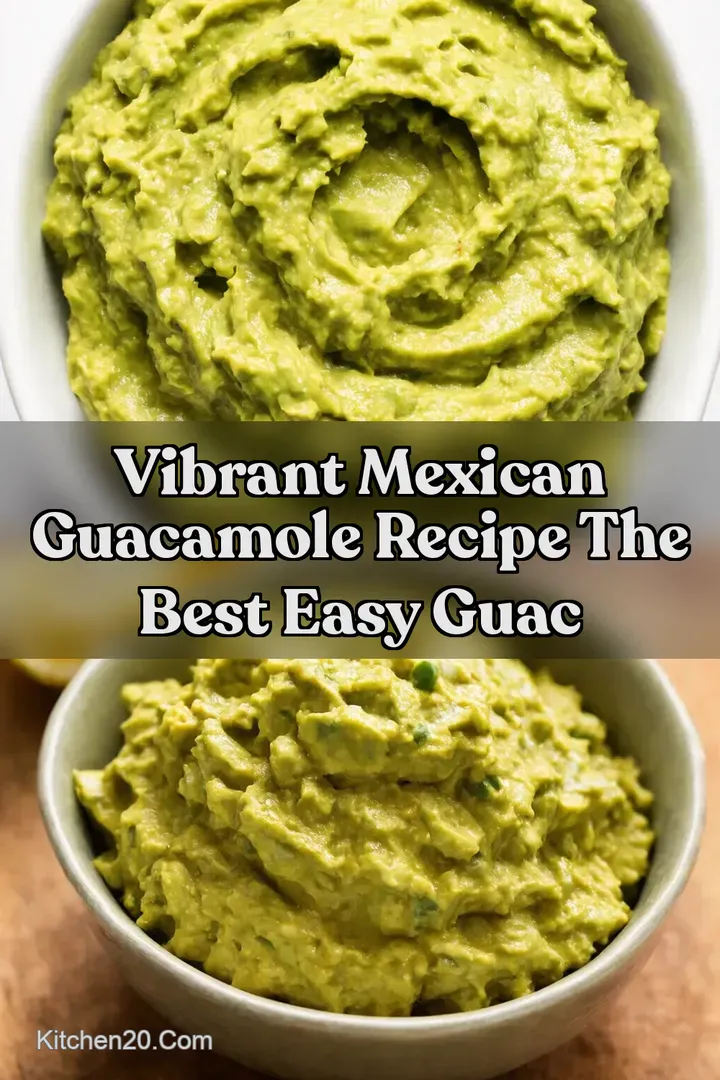 Vibrant Mexican Guacamole Recipe The Best Easy Guac