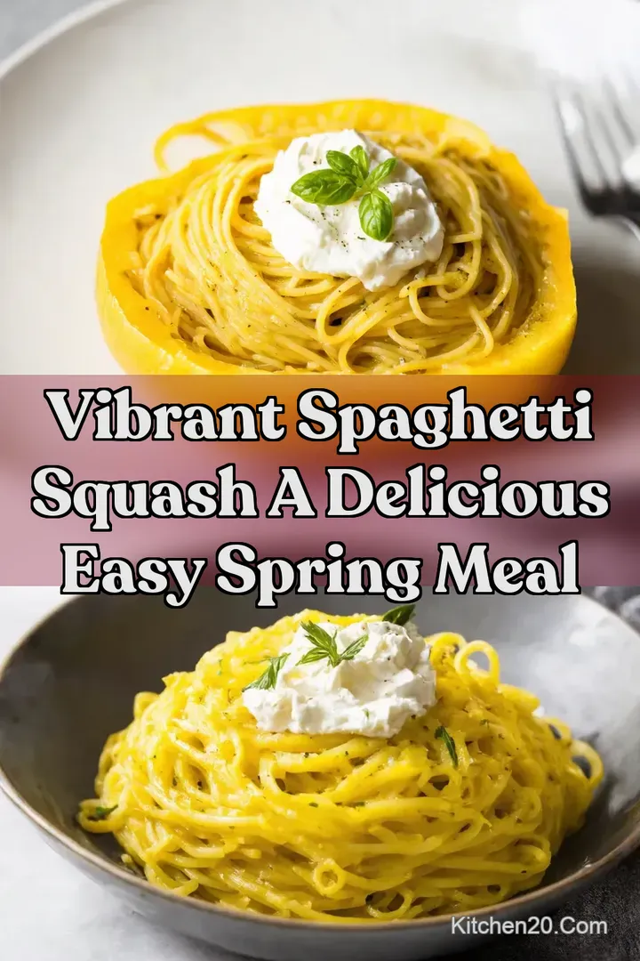 Vibrant Spaghetti Squash A Delicious Easy Spring Meal