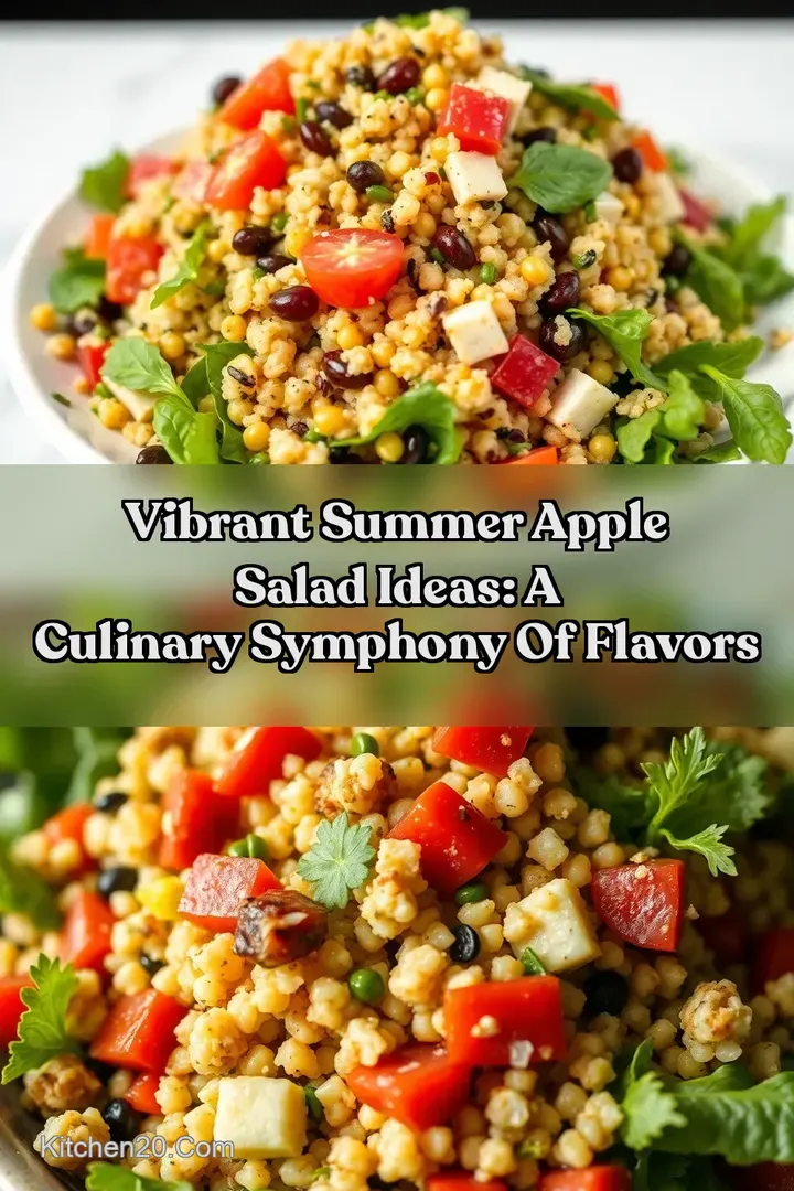 Vibrant Summer Apple Salad Ideas: A Culinary Symphony of Flavors : PIN FOR LATER Vibrant Summer Apple Salad Ideas: A Culinary Symphony of Flavors