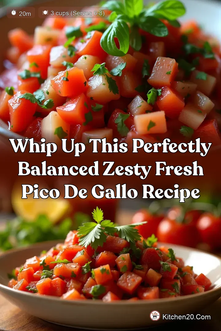 Whip Up This Perfectly Balanced Zesty Fresh Pico De Gallo Recipe