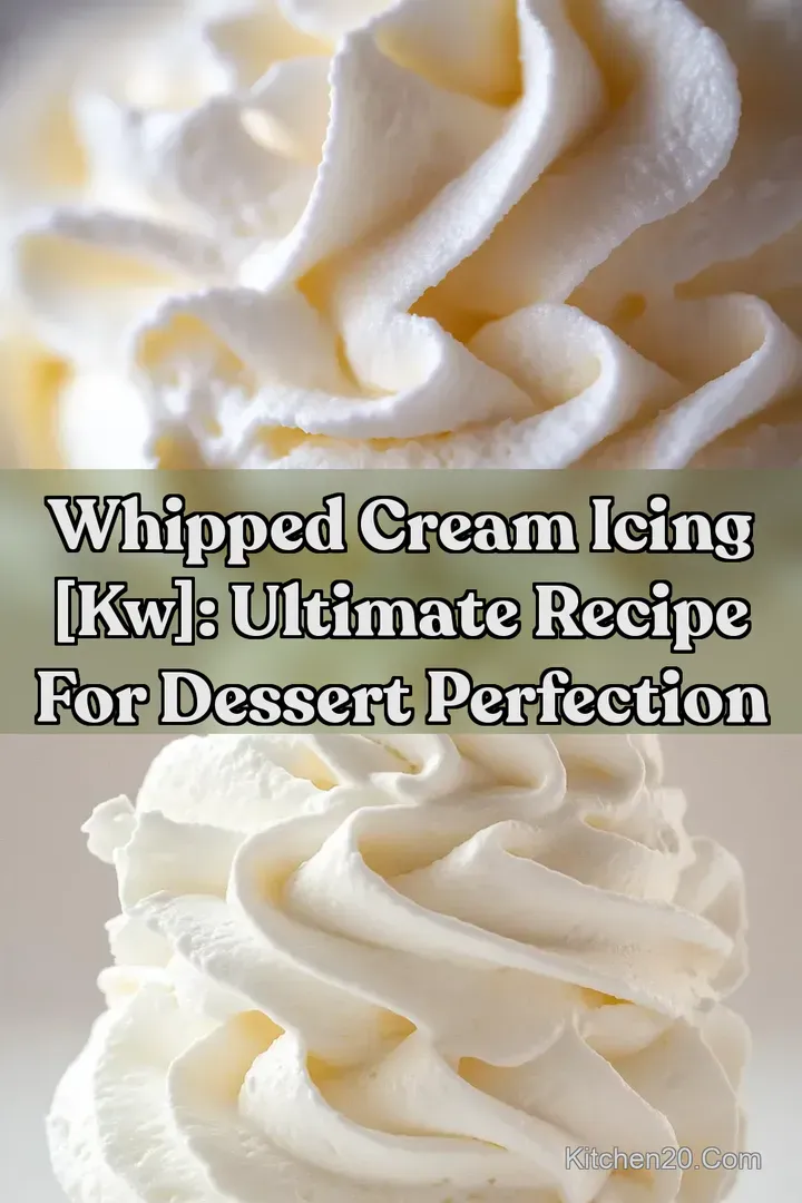 Whipped Cream Icing [kw]: Ultimate Recipe for Dessert Perfection