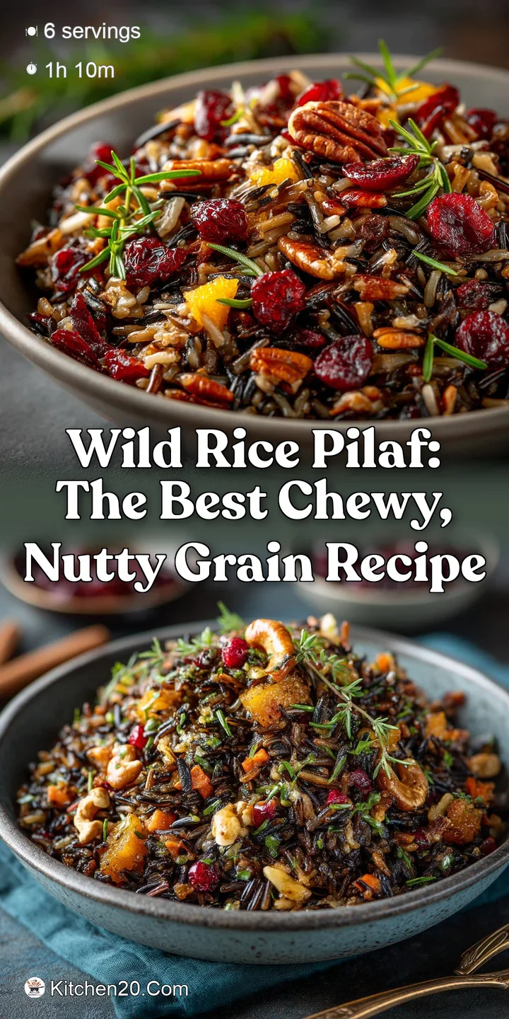 Wild Rice Pilaf: The Best Chewy Nutty Grain Recipe