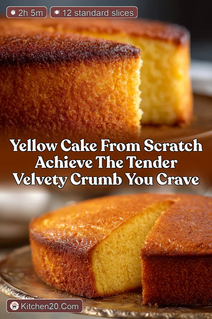 Yellow Cake From Scratch Achieve the Tender Velvety Crumb You Crave