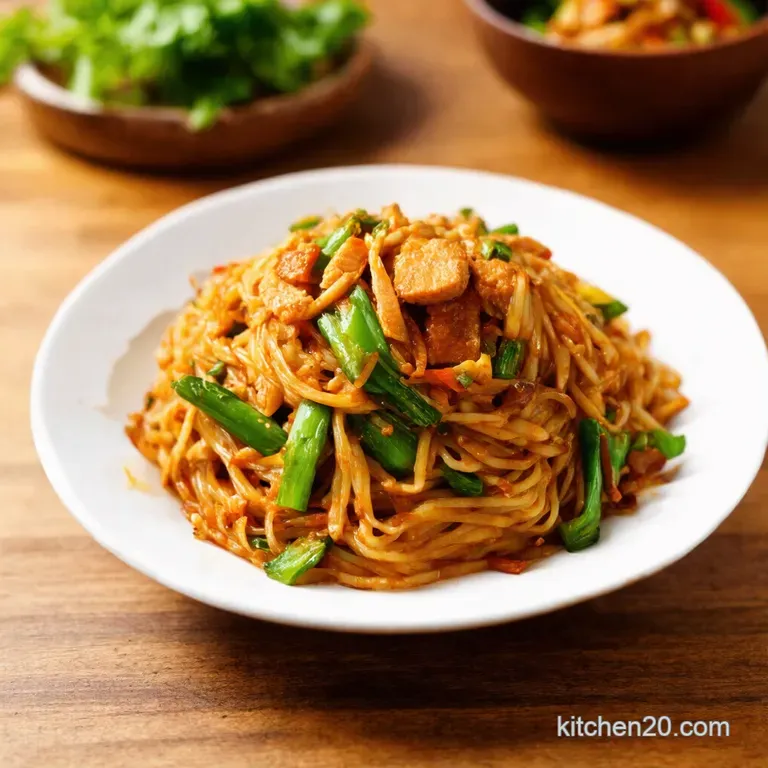 15Minute Quorn Veggie Noodle Stirfry Fridge Raider Edition presentation