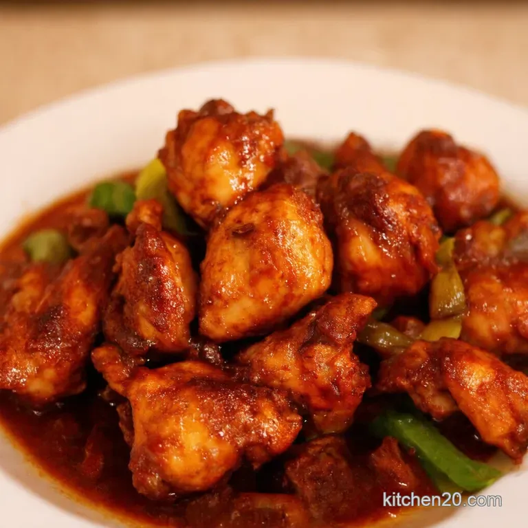 Adobo Chicken a Taste of the Philippines presentation