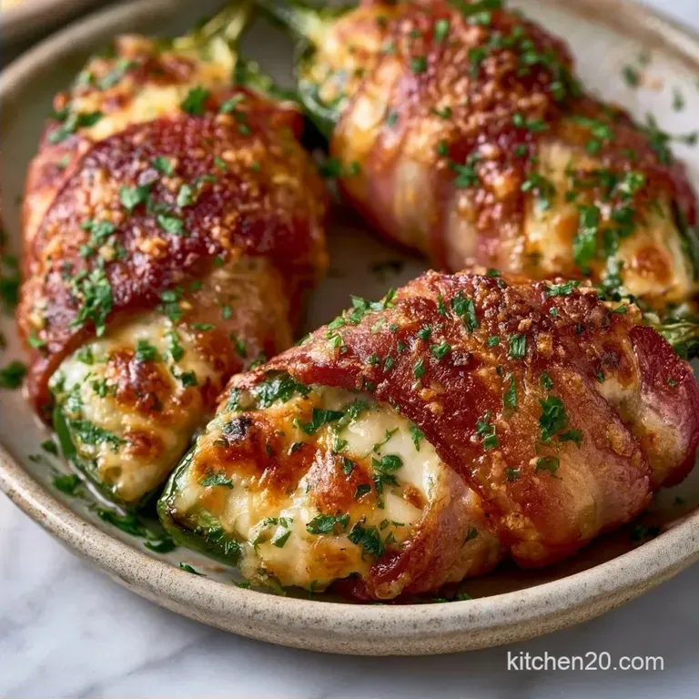 Air Fried Jalapeño Poppers with Bacon