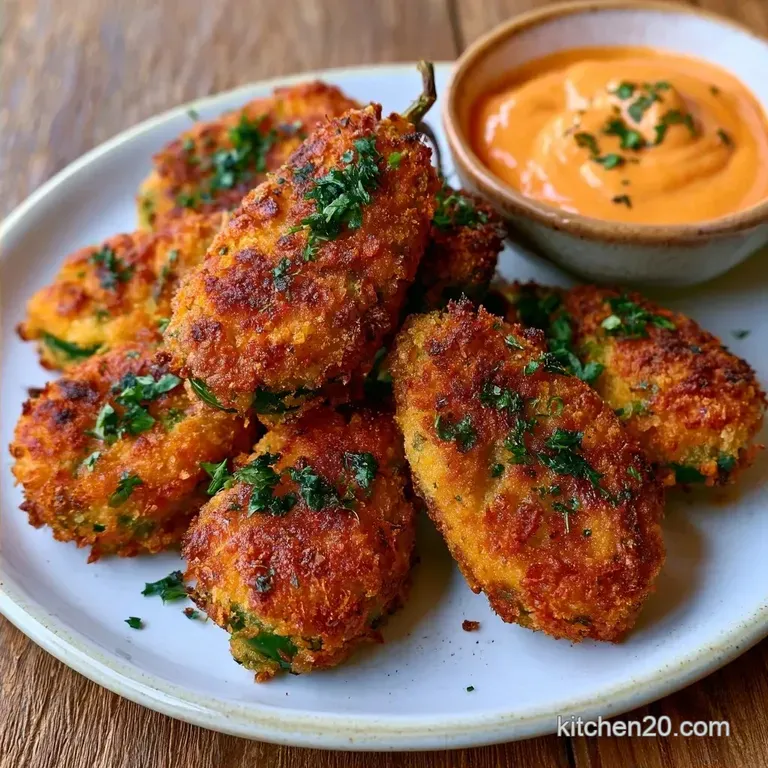 Ultra-Crispy Air Fryer Frozen Jalapeno Poppers