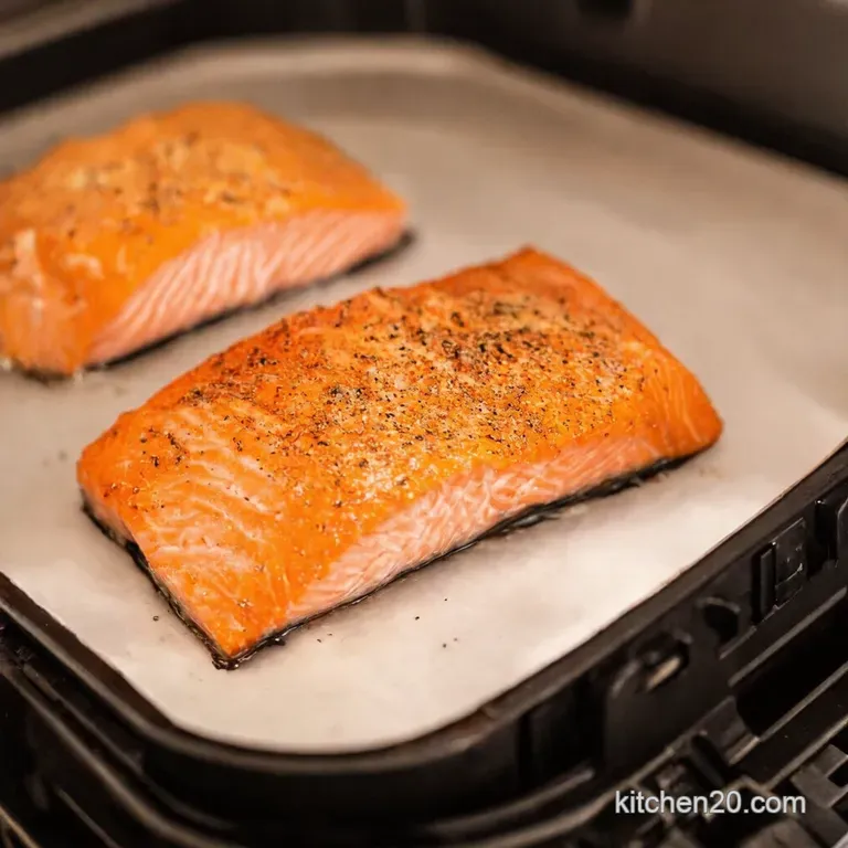 Air Fryer Frozen Salmon From Freezer to Fabulous in Minutes presentation