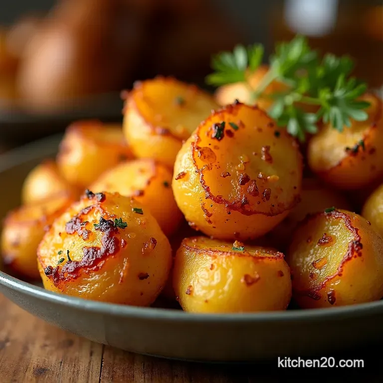 Air Fryer Proper Roasted Potatoes presentation
