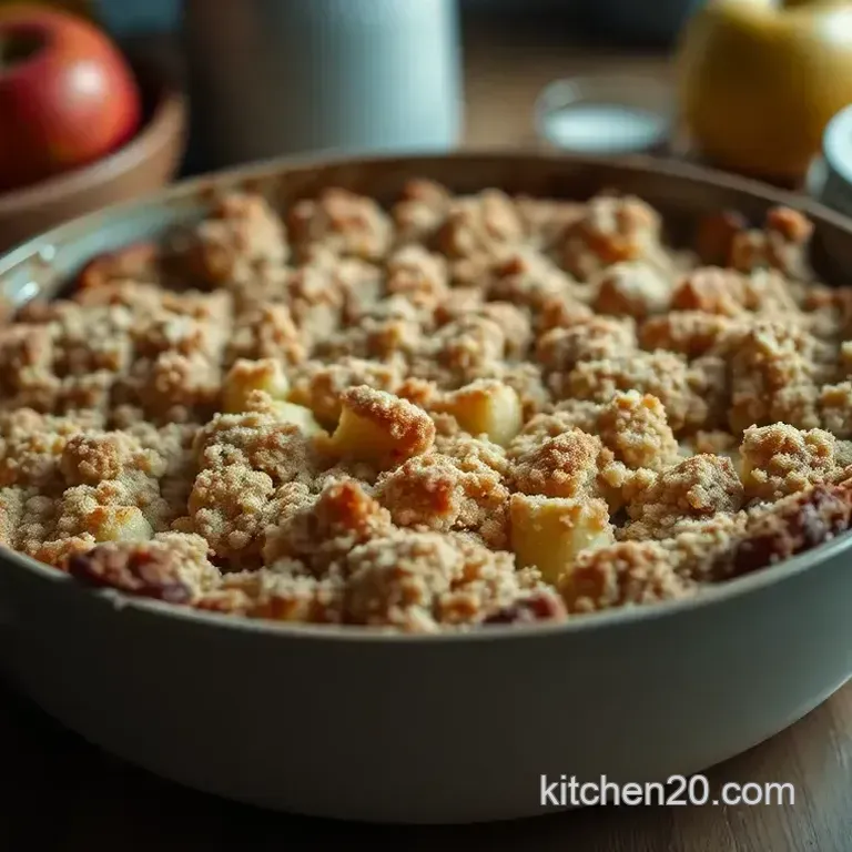Apple & Cinnamon Crumble Cake