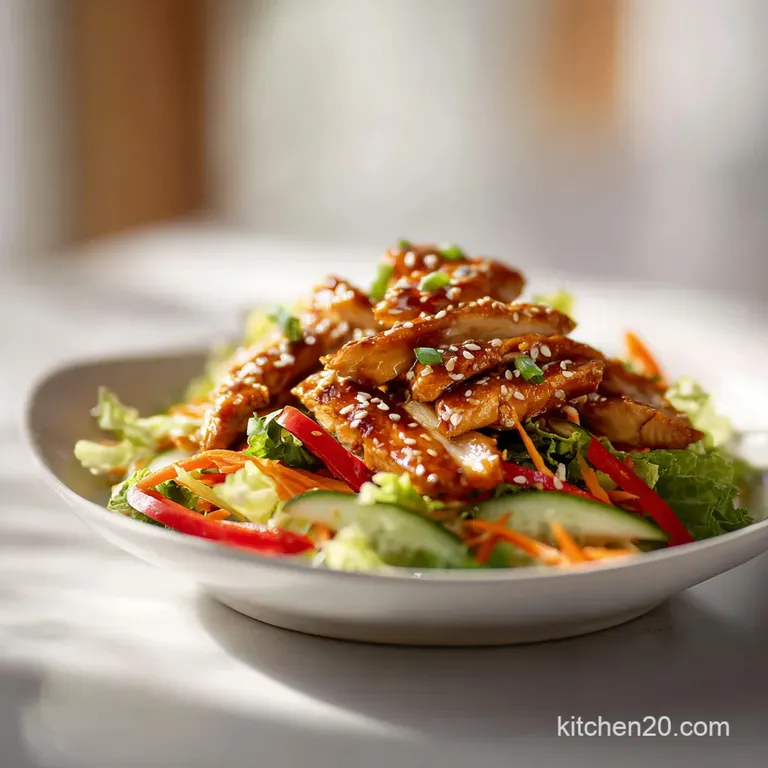 Asian Sesame Chicken Salad Flavor Scroll