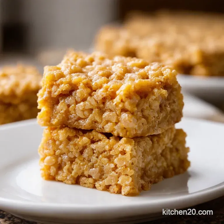 Aunt Mildreds Secret the Gooeylicious Rice Krispies Treats presentation