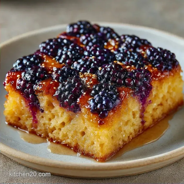 Australian Mulberry Cake: Velvety and Zesty