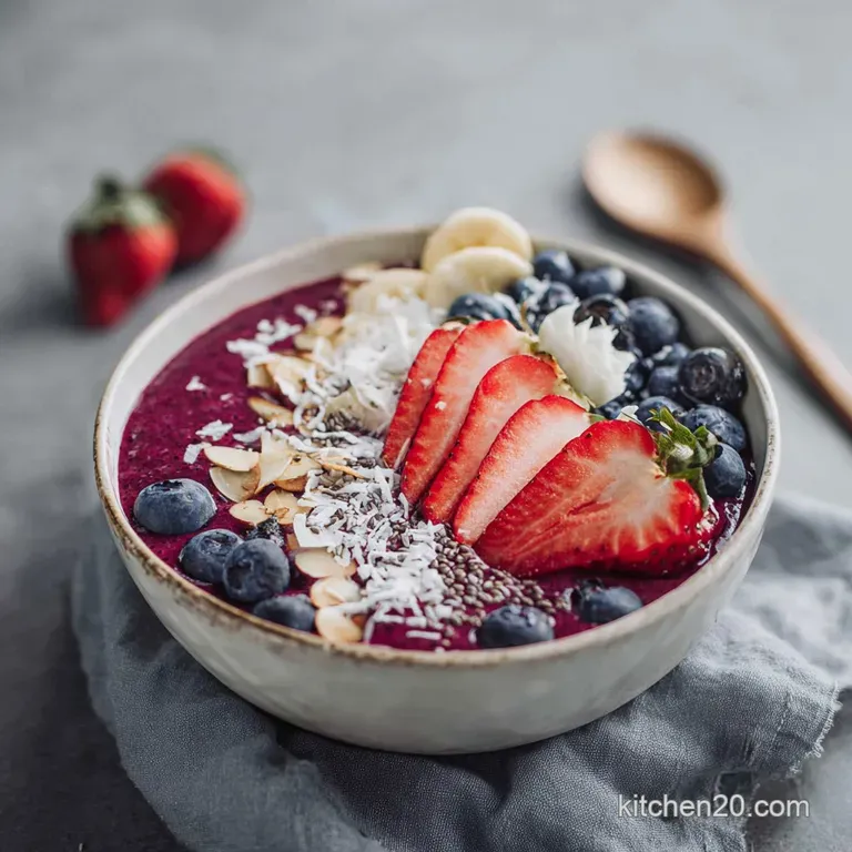 Authentic Acai Smoothie Bowl Recipe