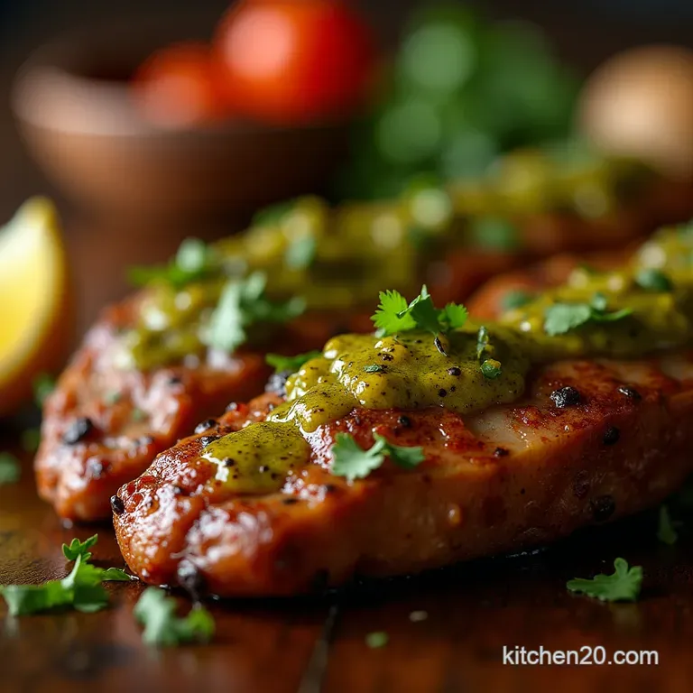 The Zest is Yet to Come Truly Authentic Argentine Chimichurri Sauce presentation