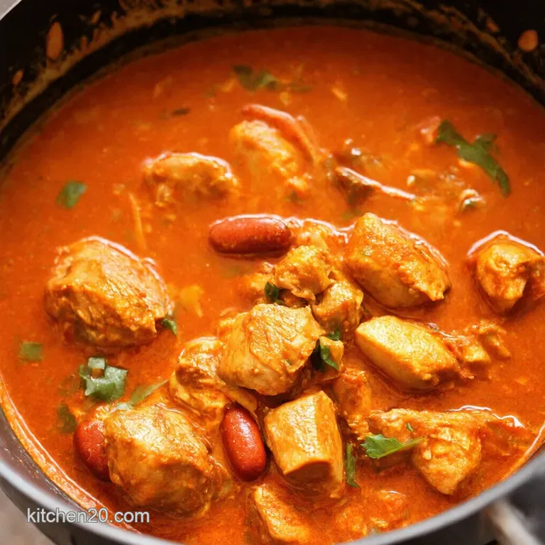 Authentic Chicken and Andouille Sausage Gumbo presentation