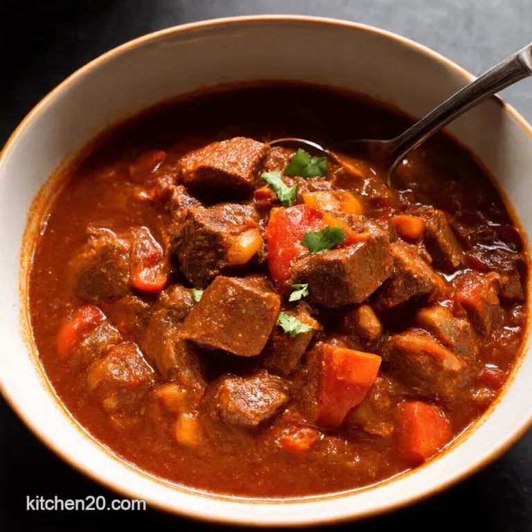 Authentic Chili Colorado A Rich Red Beef Stew