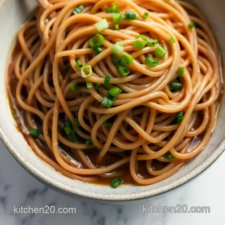 Authentic Chilled Soba Noodles with Dipping Sauce (Zaru Soba) presentation