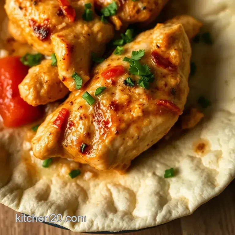 Authentic Greek Chicken Gyros: a Taste of the Mediterranean presentation