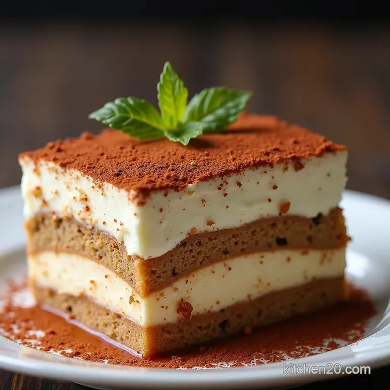 The Maestros Authentic Tiramisu Layers of Espresso Marsala and Creamy Mascarpone