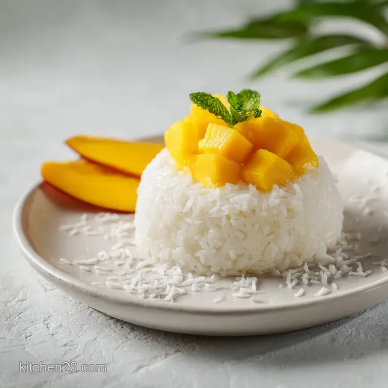 Authentic Mango Sticky Rice: Silky Coconut Bliss