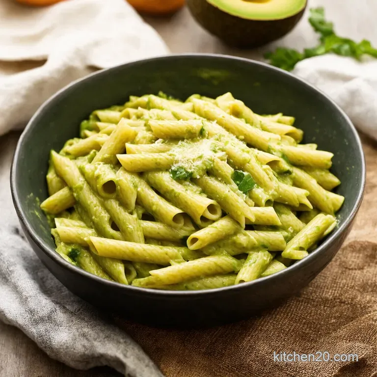 Avocado Dream Pasta Creamy Quick Totally Delicious presentation