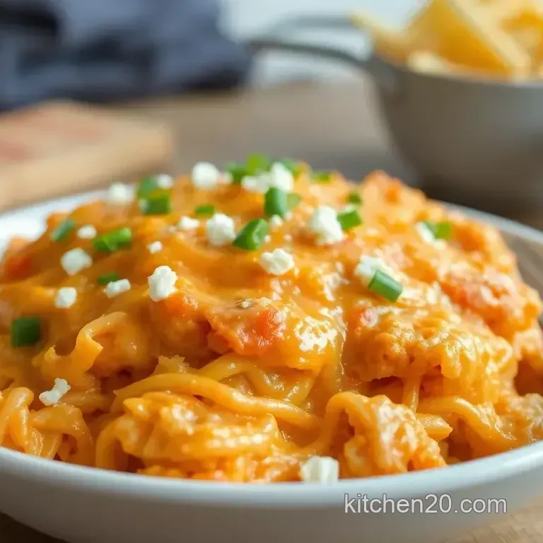 Bake Buffalo Chicken Cheesy Delight