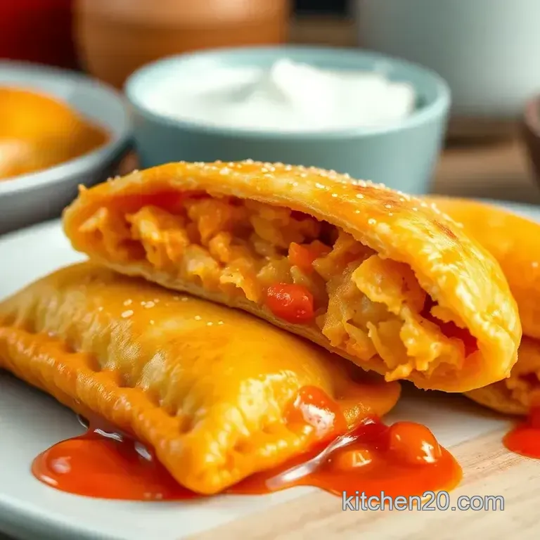 Spicy Buffalo Chicken Hot Pockets
