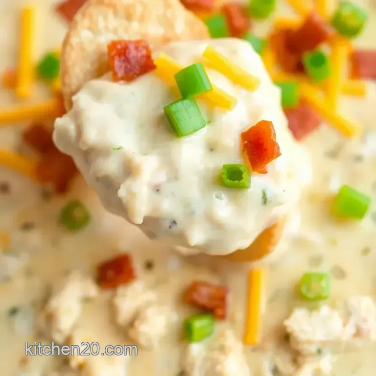 Bake Crack Chicken Dip - Creamy & Addictive presentation