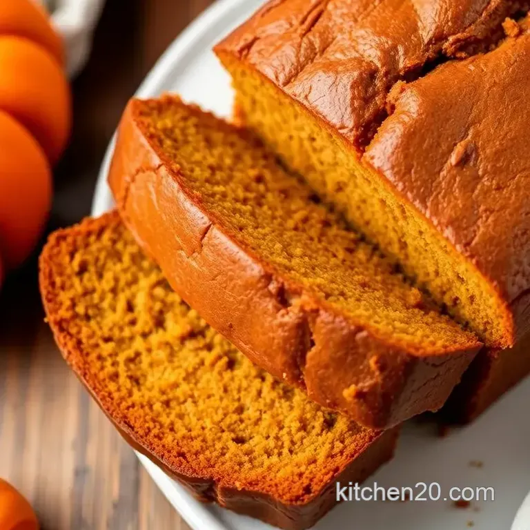 Speedy Pumpkin Bread: Bake Deliciousness in Just 60 Minutes presentation
