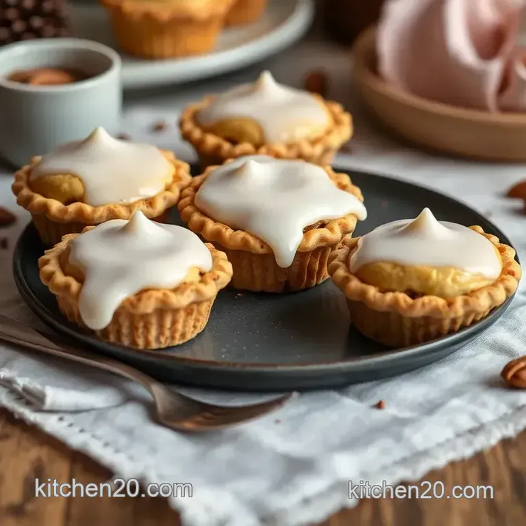 Merry Mince Pies with Sweet Icing Drizzle presentation