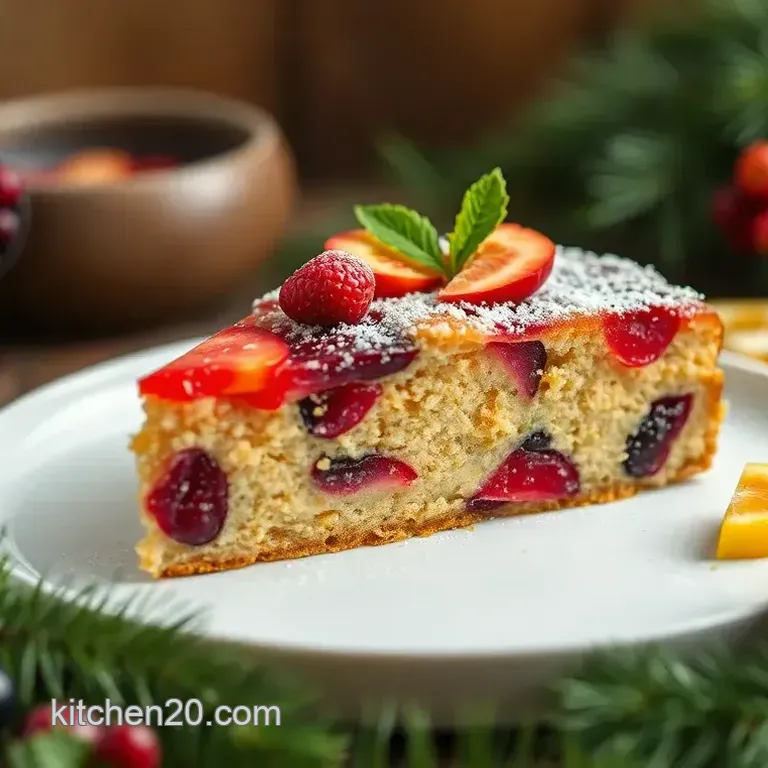 Joyful Mixed Fruit Festive Cake in Just 60 Minutes