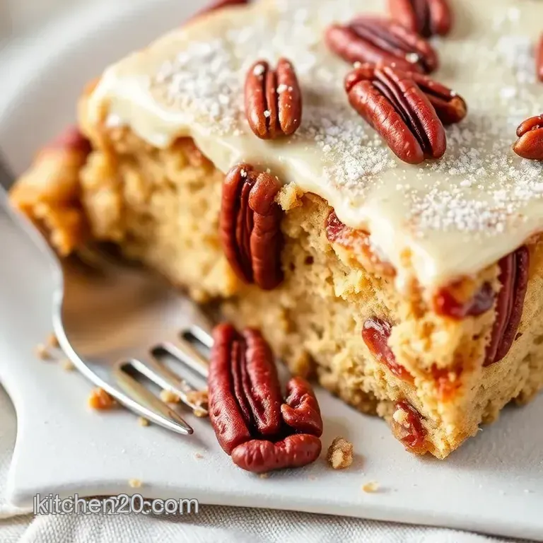 Southern Pecan Delight: A Quick & Irresistible Sweet Treat presentation