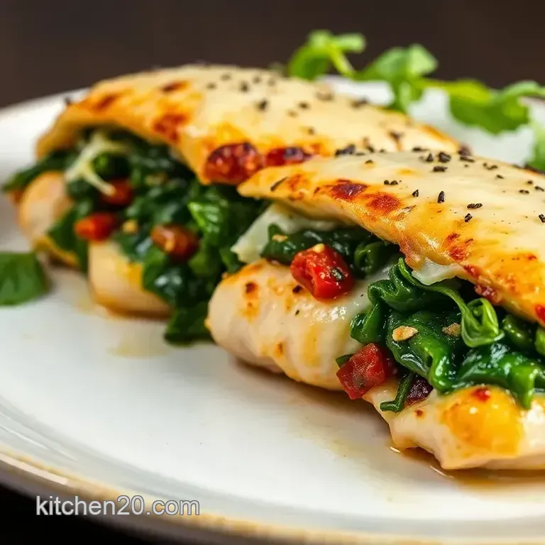 How to Bake Spinach Stuffed Chicken | Restaurant Style: A Delicious Weeknight Treat!
