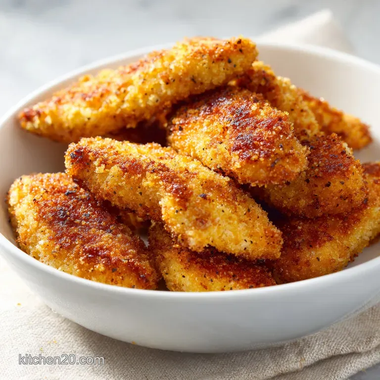 Homemade Baked Chicken Tenders Recipe