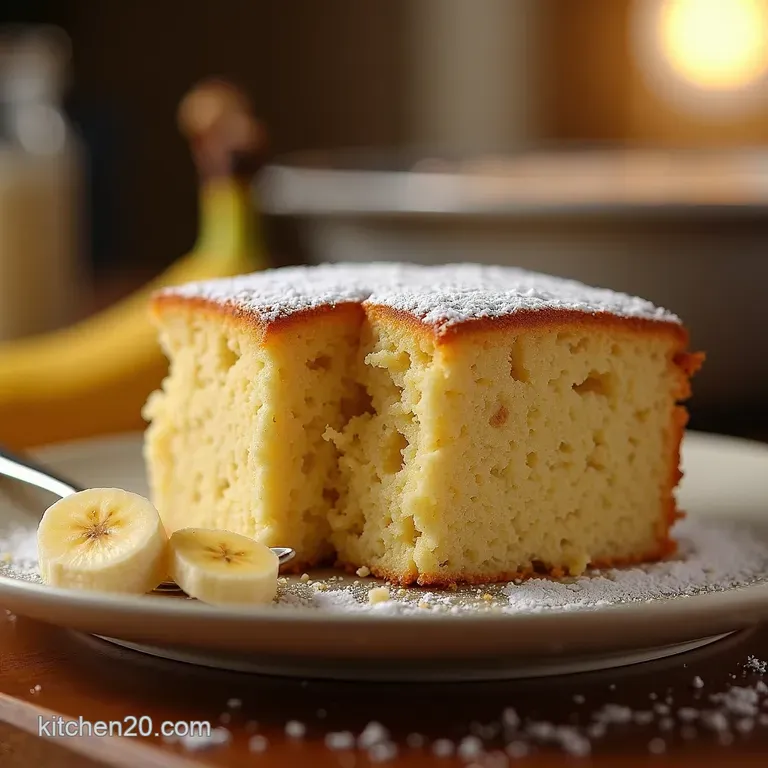Banana Bliss Cake presentation