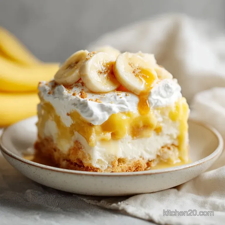 Banana Pudding Poke Cake: Creamy and Moist