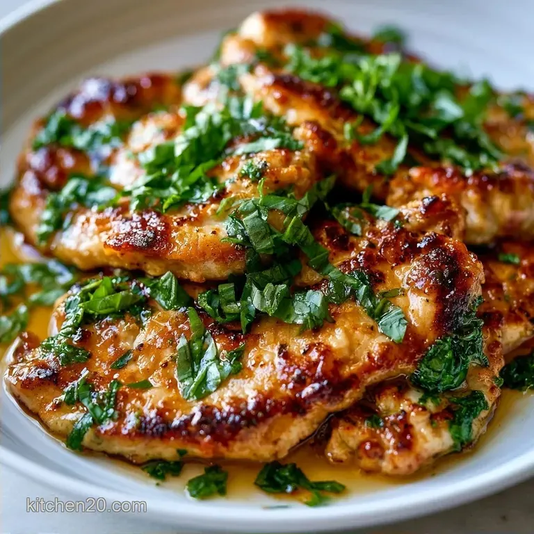 One Pot Basil Chicken Skillet