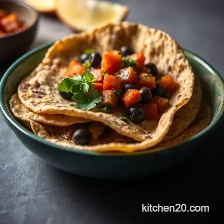 Beautiful Blue Corn Tortillas – Easy Three-Ingredient Wonder! presentation